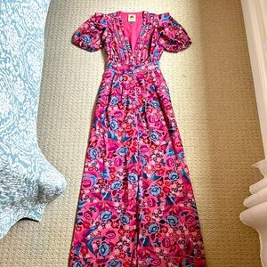 Farm Rio Jumpsuit Blush Floral